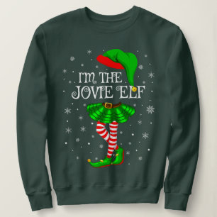 Matching Family Group Ich bin die Jovie Elf Weihna Sweatshirt