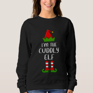 Matching Family Group Ich bin die knuddelige Elf W Sweatshirt
