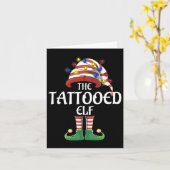 Matching Family Group Ich bin die Tattooed Elf Chr Karte (Gelbe Blume)