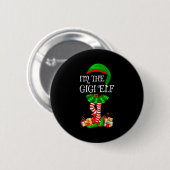 Matching Family Group I'm The Gigi Elf Christmas Button (Vorne & Hinten)