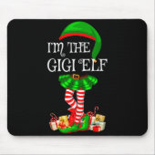 Matching Family Group I'm The Gigi Elf Christmas Mousepad (Vorne)