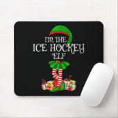 Matching Family Group I'm The Ice Hockey Elf Chris Mousepad (Mit Mouse)