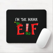 Matching Family Group I'm The Mama Elf Christmas 2 Mousepad (Mit Mouse)