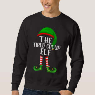 Matching Family Group Weihnachten Die müde Gruppe  Sweatshirt
