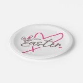 Matching Family Happy Oaster Pappteller (Schrägansicht)