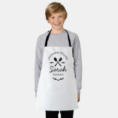 Matching Family Kitchen Aprons with Custom Names a Schürze (Getragen)