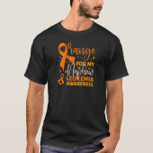 Matching Family Orange For My Nephew Leukemia Awar T-Shirt (Vorderseite)
