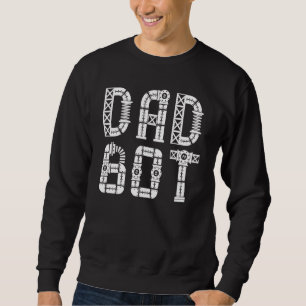 Matching Family Robot Vatertag Vater Bot Sweatshirt