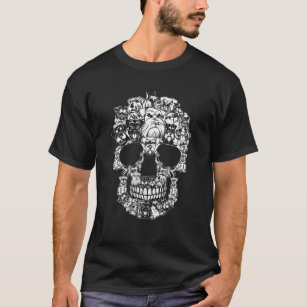 Matching Family Schnauzer Dog Skull Tracht Hallow T-Shirt