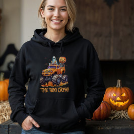 Matching Family Spooky Boo Crew Beängstigende Fled Hoodie