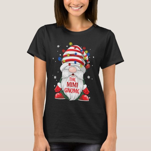 Matching Family The Mimi Gnome Christmas Group T-Shirt (Vorderseite)