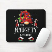Matching Family The Naughty Gnome Christmas Group Mousepad (Mit Mouse)