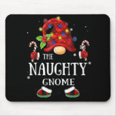 Matching Family The Naughty Gnome Christmas Group  Mousepad (Vorne)