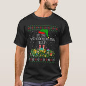 Matching Family Ugly Fried Chicken Lover Elf Chris T-Shirt (Vorderseite)