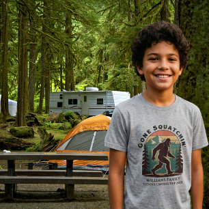 Matching Family Vacation BigFoot Gone Squatchin' Tri-Blend Shirt