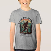 Matching Family Vacation BigFoot Gone Squatchin' Tri-Blend Shirt (Vorderseite)