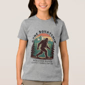 Matching Family Vacation BigFoot Gone Squatchin' Tri-Blend Shirt (Vorderseite)