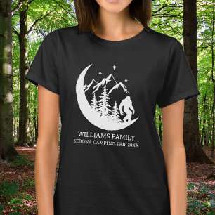 Matching Family Vacation BigFoot Sasquatch Camping T-Shirt