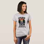 Matching Family Vacation Camp BigFoot Explorer Cre T-Shirt (Vorne ganz)
