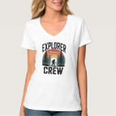 Matching Family Vacation Explorer Crew & Bigfoot T-Shirt (Vorderseite)