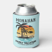 Matching Family Vacation Tropical Sunset Dosenkühler (Kanne Vorderseite)