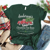 Matching Family Vintage Weihnachtsbaum Truck Black T-Shirt