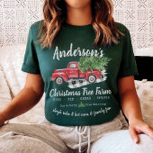 Matching Family Vintage Weihnachtsbaum Truck Black T-Shirt