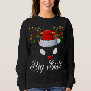 Matching Family Weihnachtsmannmütze Big Sister Rei Sweatshirt