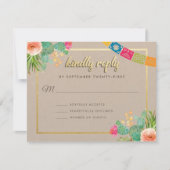 Matching Fiesta Wedding Einladungen (Vorderseite)