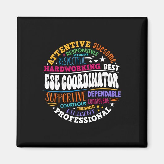Matching First Day of School Ese Coordinator Extra Magnet (Vorne)