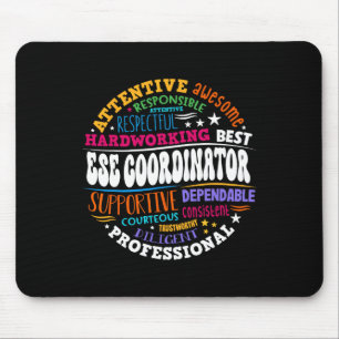 Matching First Day of School Ese Coordinator Extra Mousepad