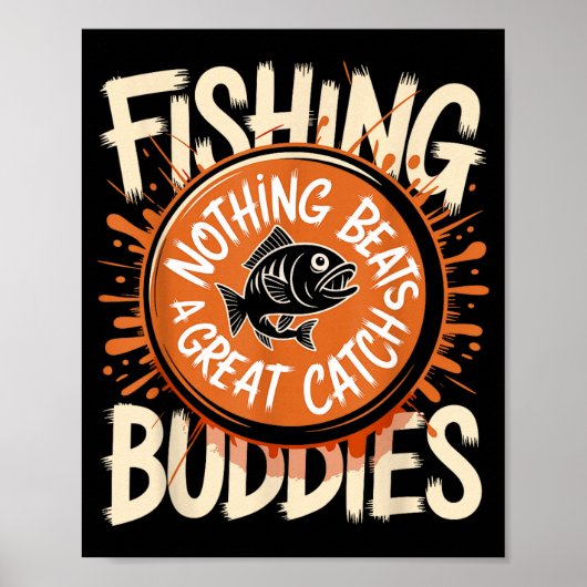 Matching Fishing Buddies Team Fisherman Friends Ch Poster (Vorne)