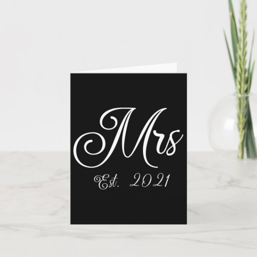 Matching Flitterwochen Geschenk für Bride & Amp; G Karte (Vorderseite)
