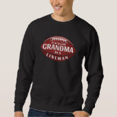 Matching Football Family  Proud Grandma of a Linem Sweatshirt (Vorderseite)