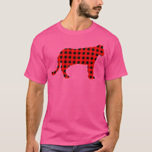 Matching Funny Buffalo Kariert Mountain Lion Chris T-Shirt