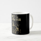 Matching Funny Family New Year Happy 2022 Zitat Kaffeetasse (VorderseiteRechts)
