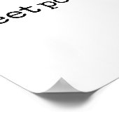 Matching Funny Sweet Tato Kind Of Rude Tato Poster (Ecke)