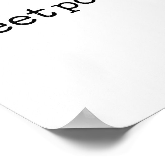 Matching Funny Sweet Tato Kind Of Rude Tato Poster (Ecke)