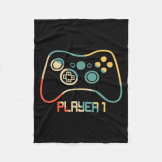 Matching Gamer for Dad Mom Kids Player 123 Fleecedecke