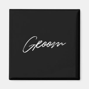 Matching Getrey Ready Bride Groom Squad Hochzeit Magnet
