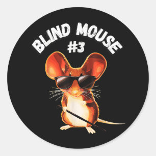 Matching Group Outfit #1 von 3 - drei Blinde Mäuse Runder Aufkleber