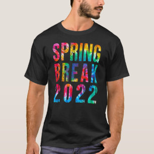 Matching Group Spring Break 2022 Vintage Gefärbte T-Shirt