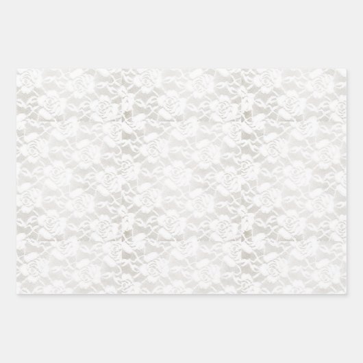 Matching Halloween Black Rose Goth White Lace Red Geschenkpapier Set (Vorderseite 2)