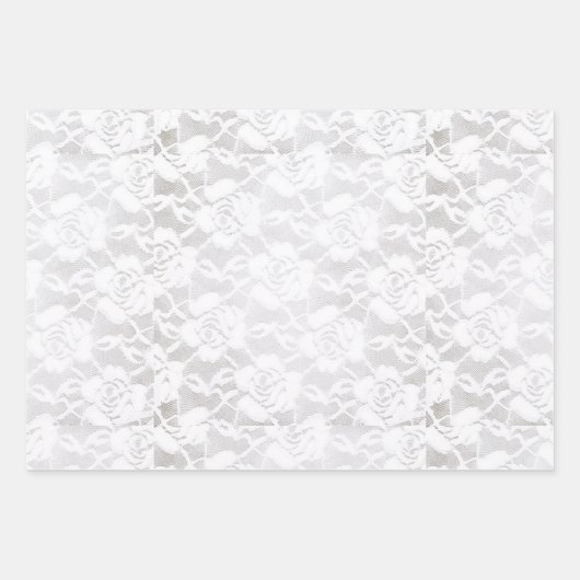 Matching Halloween Black Rose Goth White Lace Red Geschenkpapier Set (Vorderseite 3)