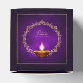 Matching Happy Diwali Lila Geschenkschachtel (Oben)