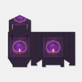 Matching Happy Diwali Lila Geschenkschachtel (Ungefaltet)