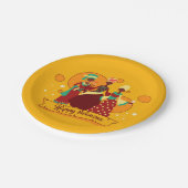 Matching Happy Kwanzaa 3 Ladys 7" Pappteller (Schrägansicht)