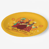 Matching Happy Kwanzaa 3 Ladys 9" Pappteller (Schrägansicht)