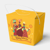 Matching Happy Kwanzaa 3 Ladys Yellow Geschenkschachtel (Rückseite)