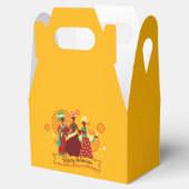 Matching Happy Kwanzaa 3 Ladys Yellow Geschenkschachtel (Geöffnet)